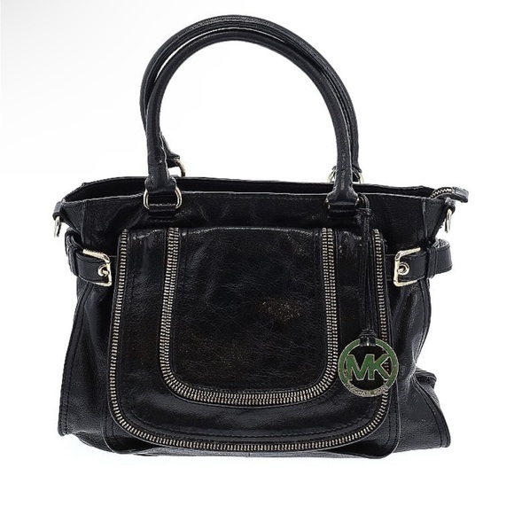 Michael Kors Patent Leather Smooth Satchel Crossbody Bag Like New - Picture 1 of 4